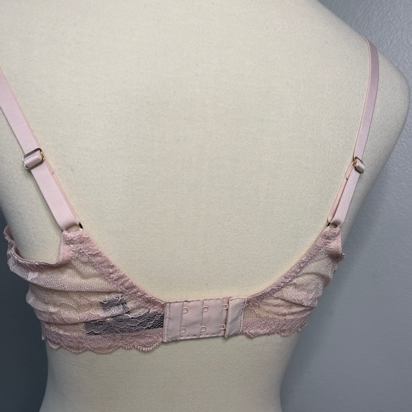 Natori Cameo Rose Contour Lace Back Underwire Bra NWT 36DDD - Picture 4 of 12